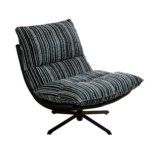 菲尚丽家单人沙发椅旋转可躺极简客厅阳台休闲北欧椅子小户型单椅