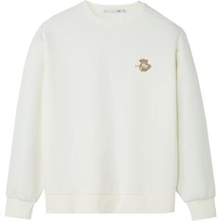 HLA/海澜之家中华龙系列卫衣2026春夏新款柔软圆领刺绣套头上衣男