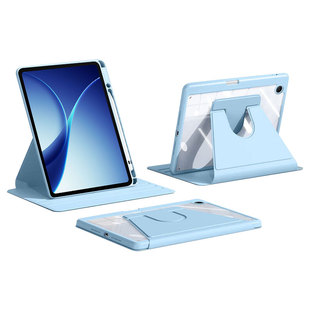 关键适用于oppopadair5保护套新款12.1英寸360旋转亚克力OPPO Air5柔光版横竖支撑Air2带笔槽防弯平板电脑壳