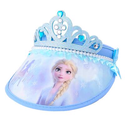 迪士尼儿童太阳帽冰雪爱莎公主
