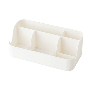 文具收纳盒分格桌面学生书桌笔筒工位手账整理神器办公桌上置物架