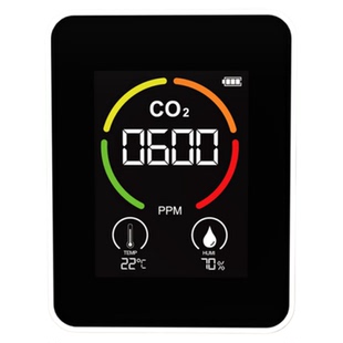 易斯克二氧化碳检测仪器专业高精度家用测二氧化碳co2空气检测