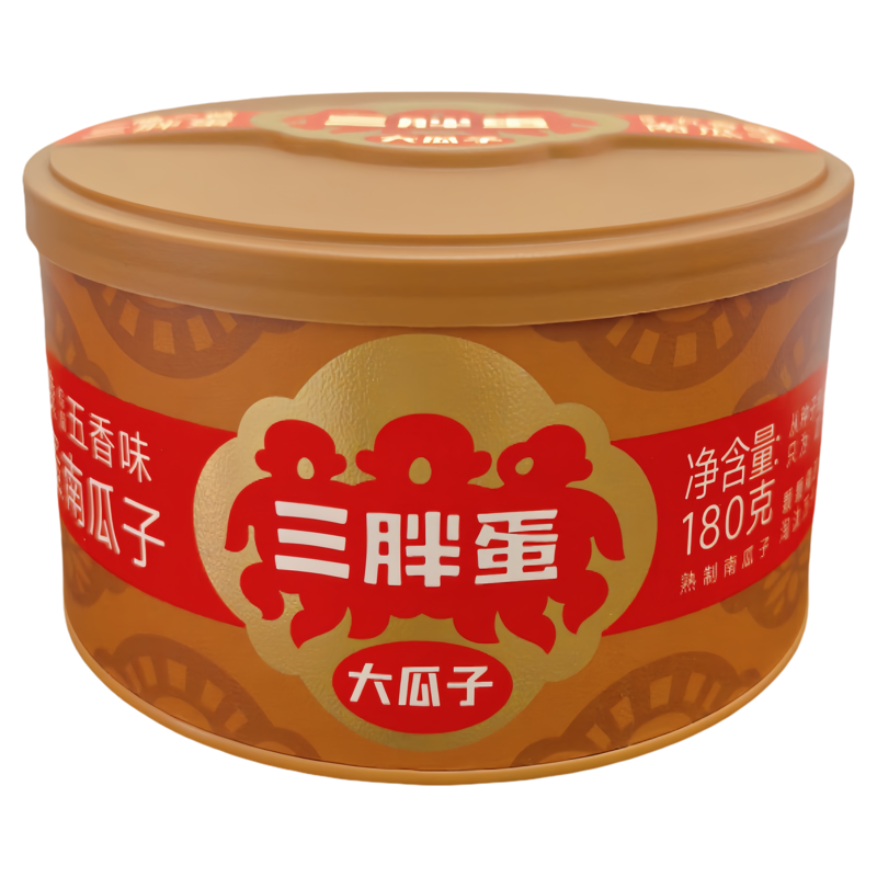 三胖蛋五香南瓜子180g罐装内蒙坚特产果炒货原味瓜籽孕妇零食新货