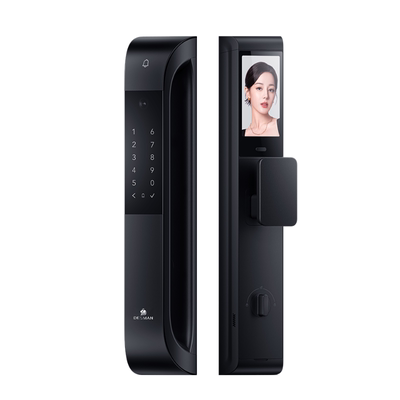 【重磅新品】德施曼智能门锁人脸识别猫眼大屏指纹密码智能锁C6F