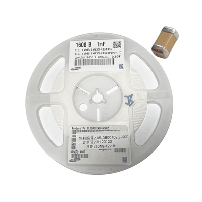 (200只) CL10B102KB8NNNC 0603(1608) 1nF 50V X7R ±10%贴片电容