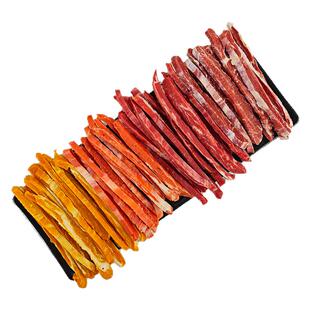 凯恩的零食健康营养宠物狗训练奖励雪花三文鱼牛鸡鸭肉条干磨牙