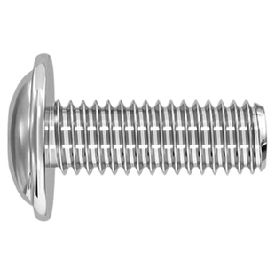 304不锈钢圆头带垫梅花螺丝带介防盗内六角梅花型螺栓M3M4M5M6M8