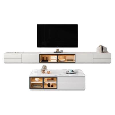 恬幽蜂窝铝电视柜茶几组合