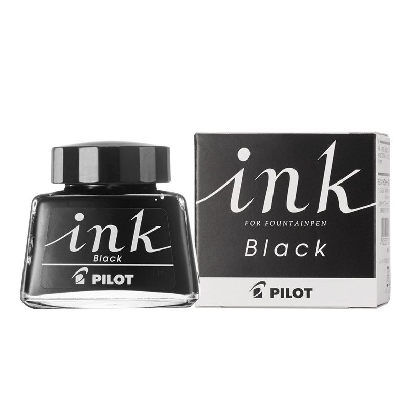 正品日本百乐Pilot非碳素墨水ink30/350不堵笔头钢笔水黑红蓝黑色