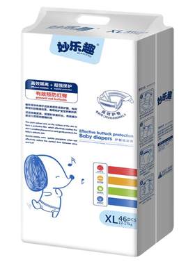 妙乐趣纸尿裤植物护臀预防红屁屁