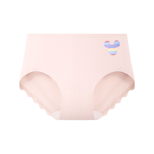 ubras旗下likeuu儿童内裤女童小浪花三角裤5A抗菌大童轻薄透气款