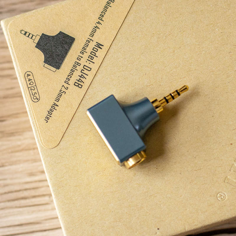 ddHiFi/滴滴耳机转换头DJ44B/DJ44C手机耳放4.4平衡转2.5/3.5