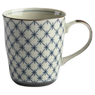 日本进口古染马克杯客厅简约茶杯和风茶水杯子咖啡杯日式家用陶瓷