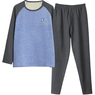 胖童男童德绒秋衣秋裤加肥加大套装中大童儿童加绒保暖内衣胖男孩