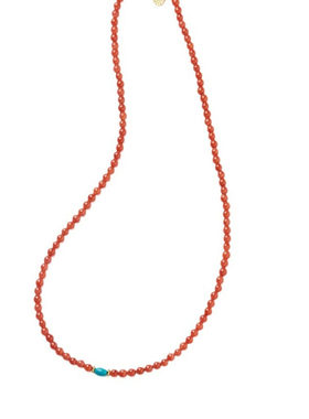 【杭州灵隐官方】玛瑙绿松石项链