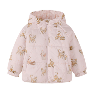 ibaby×outlast太空科技恒温赛鹅绒棉服儿童校服神器新款冬装外套