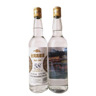 台湾高粱酒58度52度600ml整箱6瓶12瓶浓香型高度粮食白酒 热卖