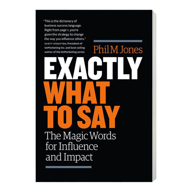 怎么讲话 神奇词汇的影响力 Exactly What to Say The Magic Words for Influence and Impact 英文原版 英文版进口原版英语书籍
