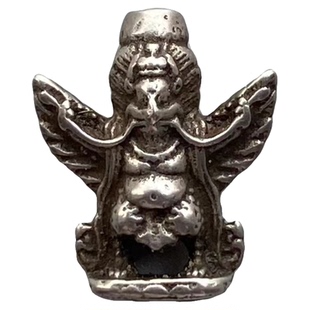 藏式天铁大鹏金翅鸟佛珠手串配饰背云diy星月金刚百香籽侧挂配件