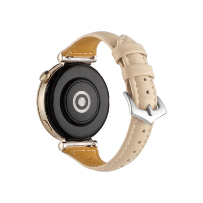 UHADA新酒红色真皮小蛮腰表带女