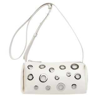 月芽儿小众设计感法棍包铆钉腋下包女2026新款机车女包单肩斜挎包