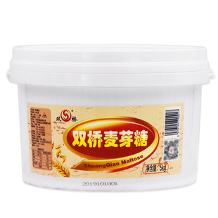 双桥麦芽糖浆5k大桶装商用金黄色饴糖牛轧糖烘焙烤鸭烧腊卤味上色