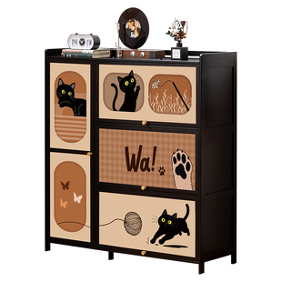 鞋柜家用门口入户收纳柜一体靠墙鞋架子走廊简易多层爆款高档新款