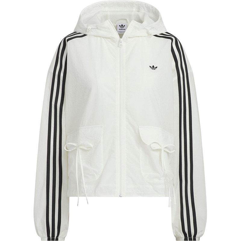 Adidas/阿迪达斯官方正品三叶草女士短款透气防晒户外外套KB8964