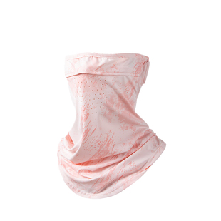 卡兰薇夏季男士薄款简约骑行户外运动防紫外线遮防晒面罩冰袖套装