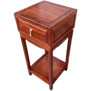 实木刺猬紫檀红木新中式花几花梨木花架组合室内客厅落地式盆景架