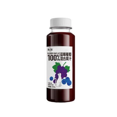 康之味100%蓝莓葡萄混合果汁