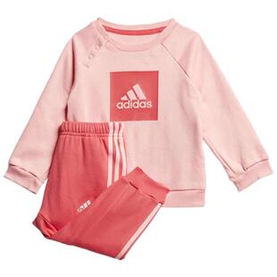 Adidas阿迪达斯婴幼儿童印花卫衣休闲运动套装 FM6390
