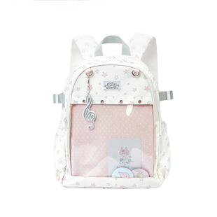 畹町出游双肩包女大学生上课背包大号吧唧晒娃包手提小食量痛包女