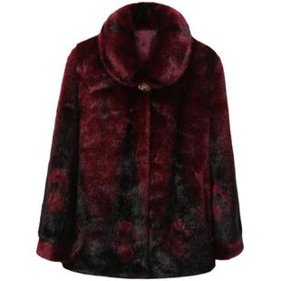 海宁水貂皮草女清仓反季中老年短款貂皮大衣女款整貂妈妈装外套冬