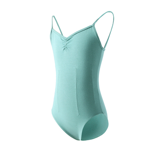 儿童体操服女童芭蕾舞练功服春夏吊带艺考高跨体型服中国舞考级服