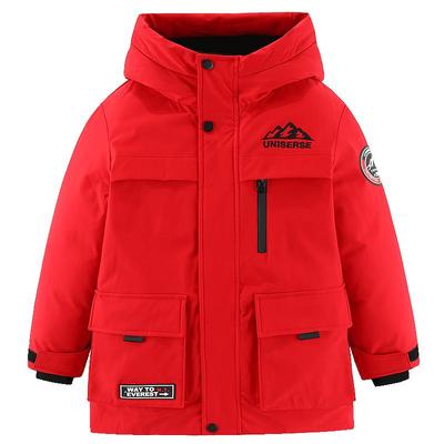 雪中飞kids中长款男女儿童羽绒服