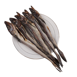 北海柴鱼干足干淡晒鳕鱼干明太鱼干财鱼棒棒鱼整条自晒新鲜煲汤粥