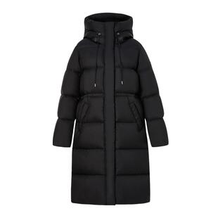 【匈牙利鸭绒&蓄热里布】Eland衣恋羽绒服女长款浴袍式轻薄外套冬