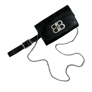 设计感小众腰带包女款迷你链条手机包装饰皮带小腰包配饰2025新款