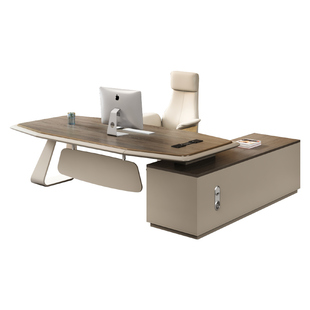 办公桌老板桌董事长大班台现代简约办公室桌椅组合领导总裁经理桌