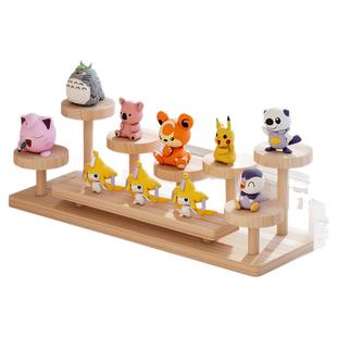 实木桌面置物架多肉飘窗盆栽阳台花架多层展示架手办多功能收纳架