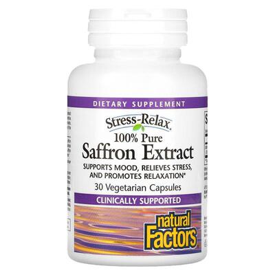 Natural Factors舒缓压力番红花提取物健康好眠