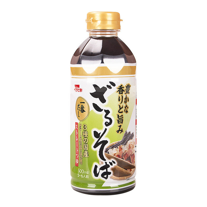 日本进口荞麦面汁500ｍｌ日式复合调味汁/冷泡汁/