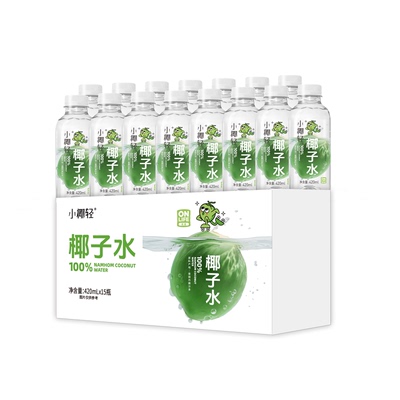 小椰轻100%纯椰子水420ml*15瓶