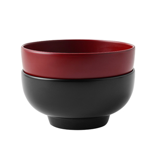 日本波佐见烧common天然手工漆器饭碗树脂夫妻碗味增汤碗茶泡饭碗