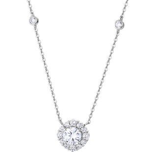 卡蒂罗星耀项链女生S925银轻奢小众设计简约锁骨链生日礼物送女友