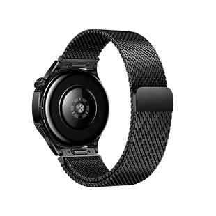 【高端商务款】匠戴适用华为gt6手表gt5表带watch5米兰尼斯gt4按压watch金属gt6新款pro男士gt3高级2磁吸腕带
