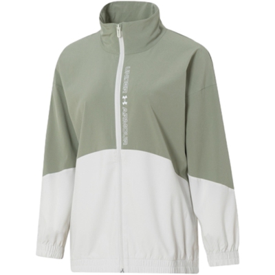 安德玛外套女装新款运动潮流时尚休闲防风衣梭织连帽夹克 13698