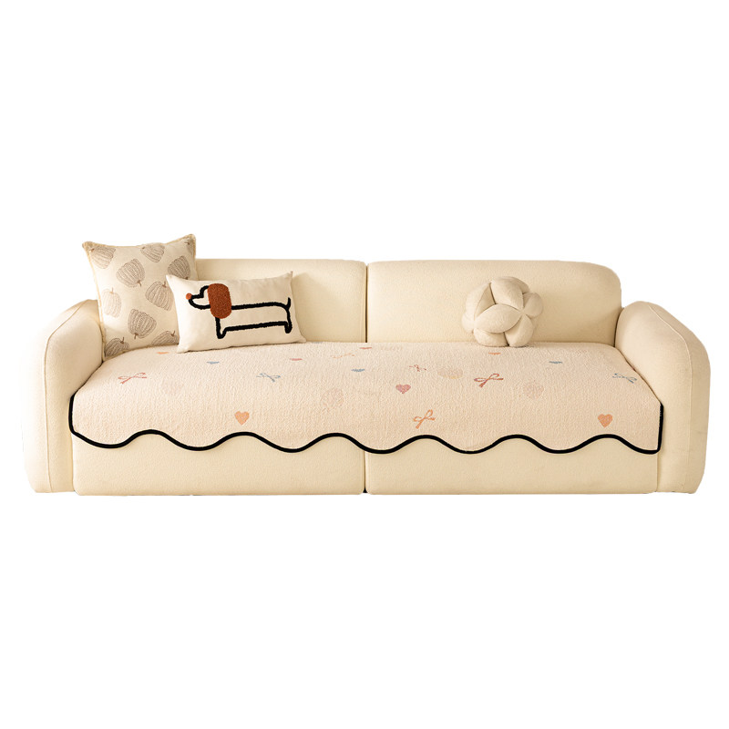 防水隔尿卡通异形毛绒沙发垫盖布
