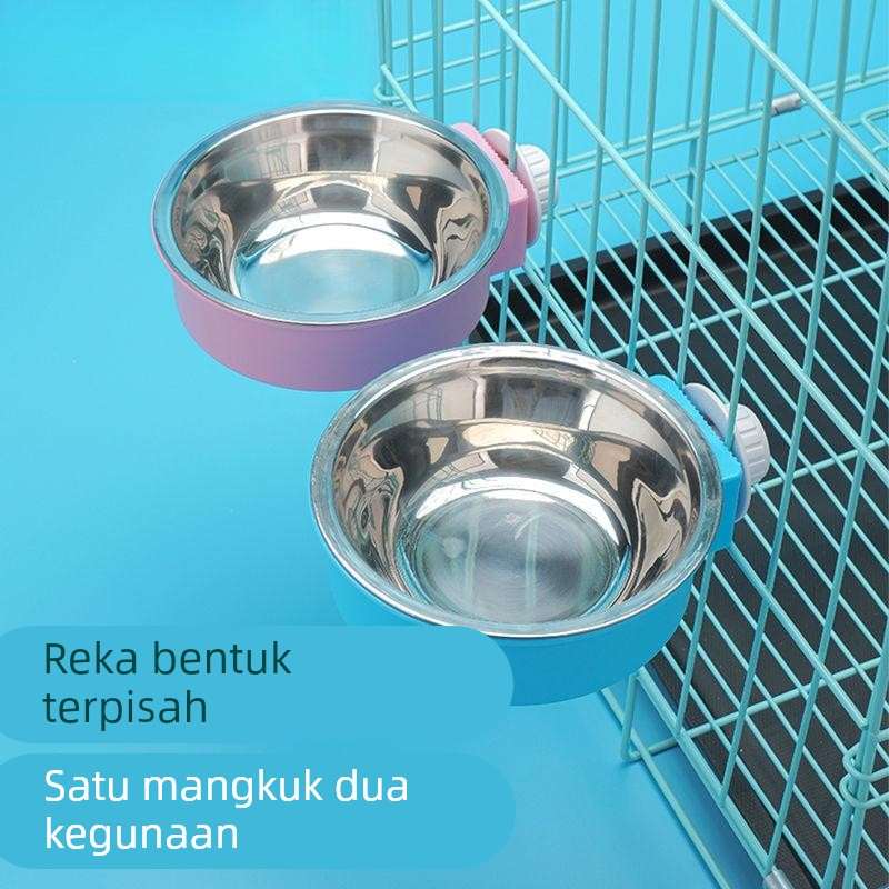 兔子专用水碗喂食用品猫笼子放水盆固定狗兔粮盆挂碗食物盘悬挂式